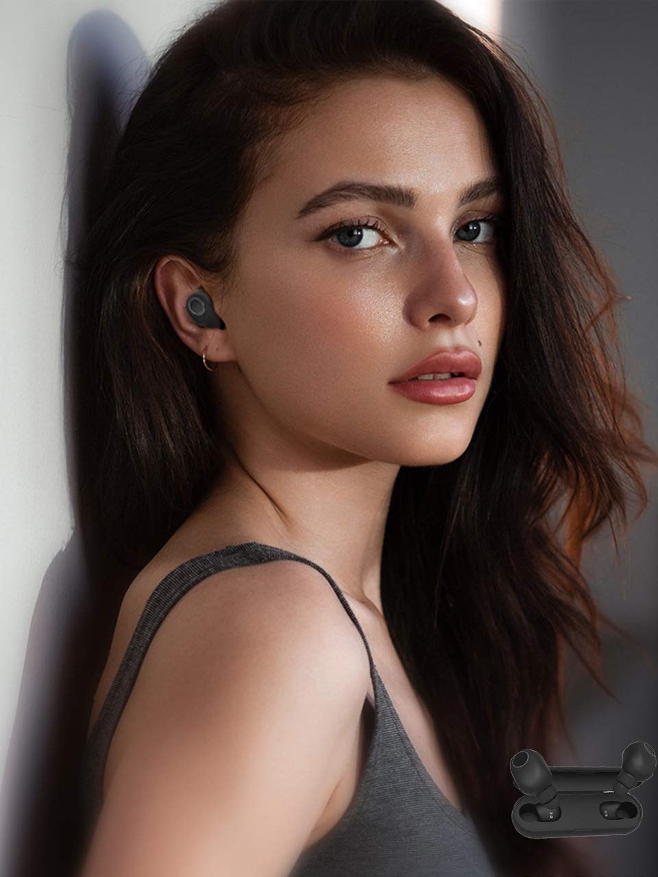 Auricolari Bluetooth 5.0, Auricolari Wireless Bluetooth Cuffie Stereo Senza Fili Sportivi in Ear con Custodia da Ricarica Microfono Leggeri Hi-Fi Cuffie per Samsung iPhone iPad Huawei Sony HTC