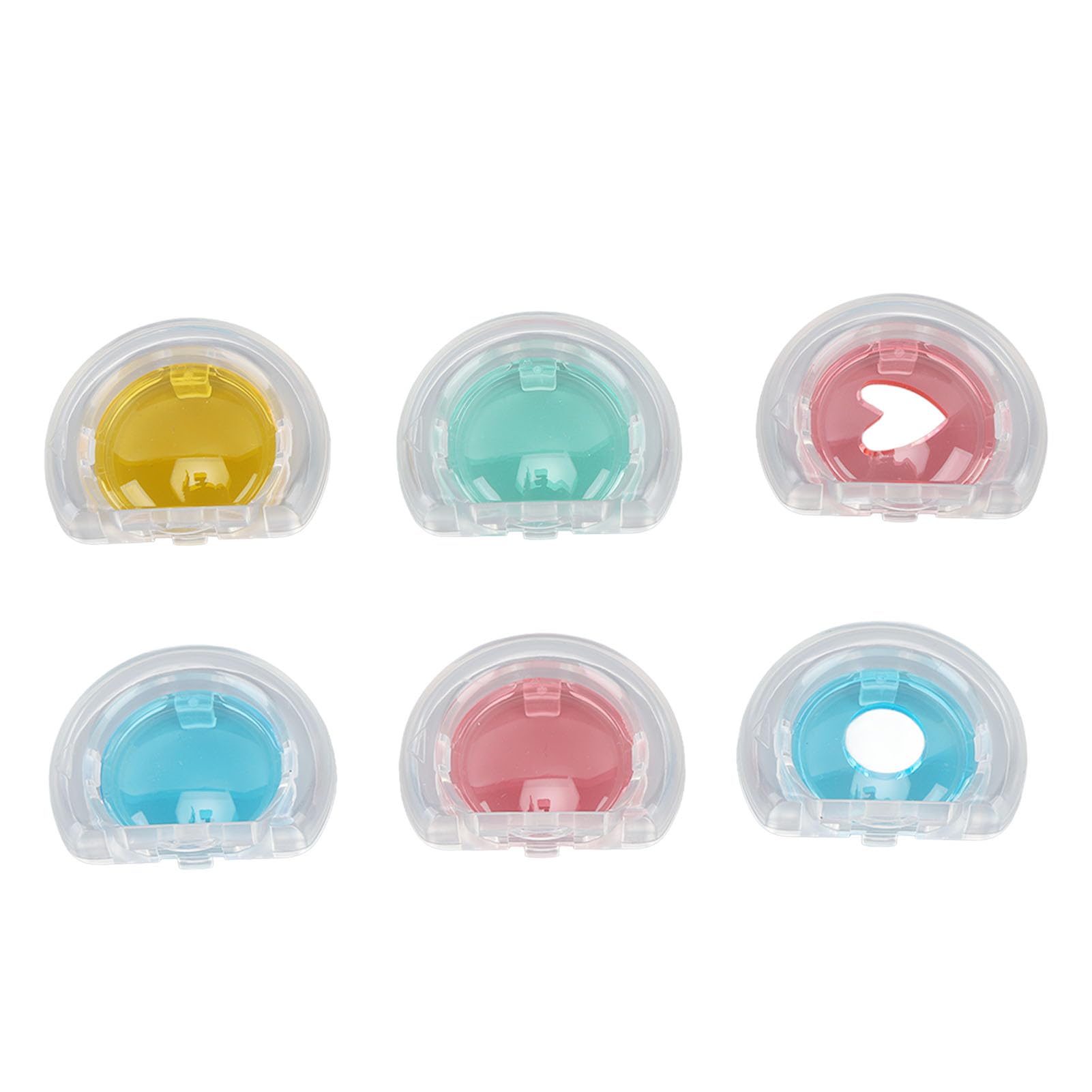 Color Close Up Lens Filter Set for Fujifilm Instax Mini 12, 6Pcs, Blue Red Green Orange