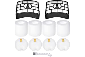 NV650 Filters Replacement for Shark Rotator Powered Lift-Away NV650 NV650W NV651 NV652 NV750W NV751 NV752 NV753 NV831 NV835 A