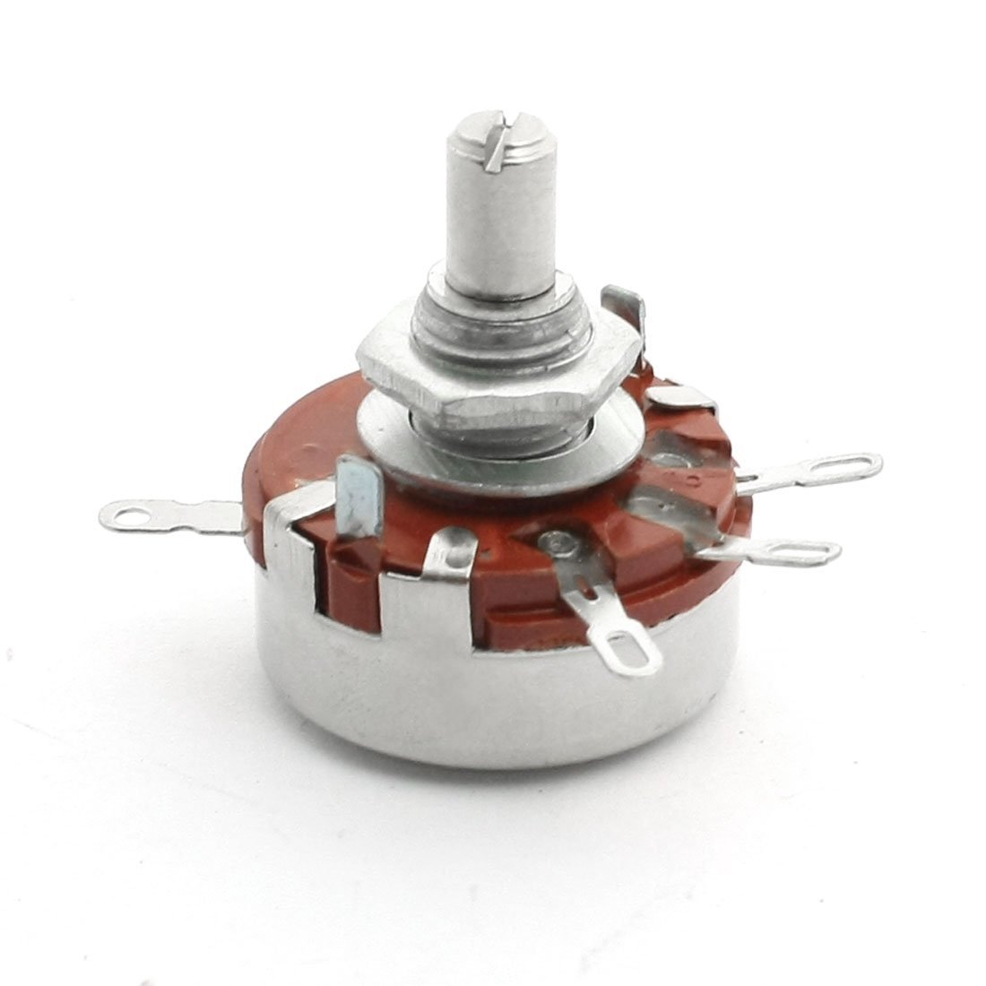 Sourcingmap 470K ohm Single Turn 4 Terminal Linear Variable Potentiometer WH118-1A