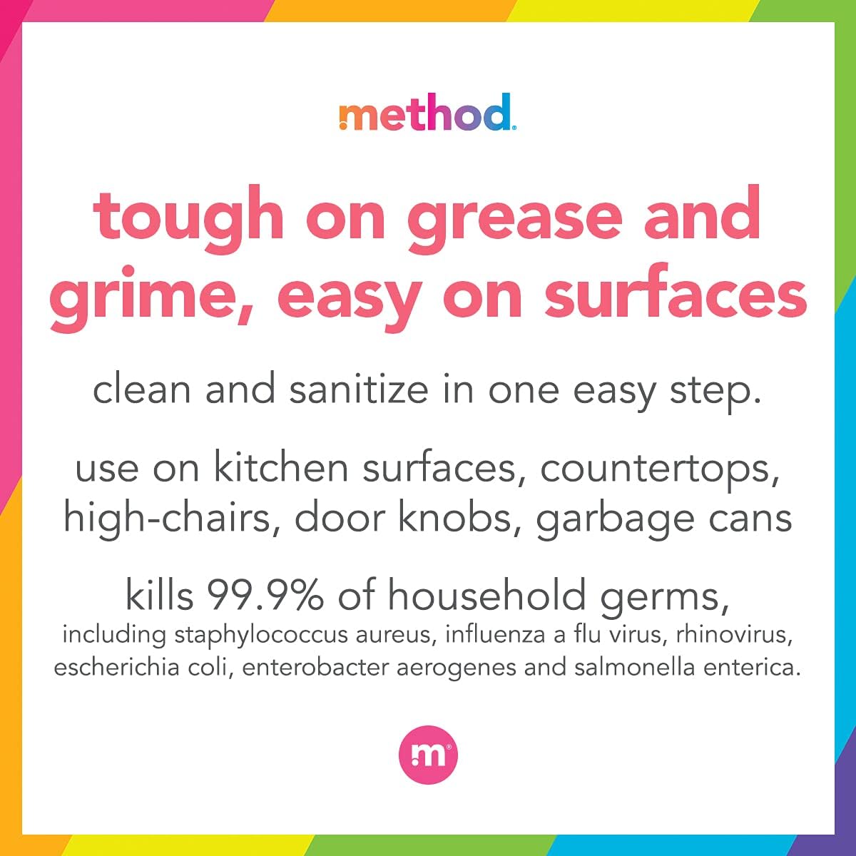 Method Antibacterial All Purpose Cleaner, Wildflower, 28 Ounce (Pack 8): Health & Personal Care