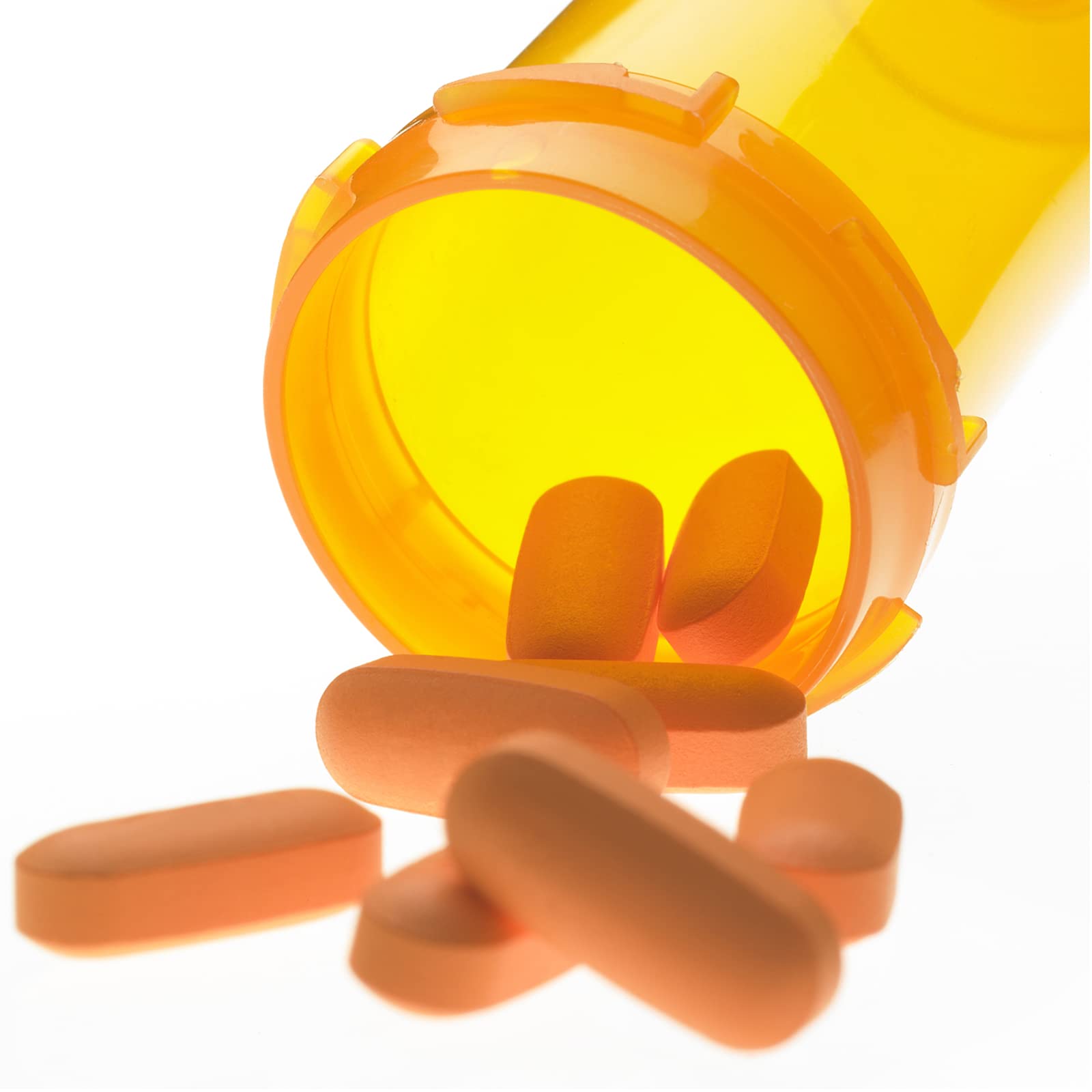 Plastic Empty Pill Bottles with Double Sided Use (Child Resistant & Easy Open) Caps - Medicine Container Pill Case Dispenser Organizers (8 Dram, 12pcs)