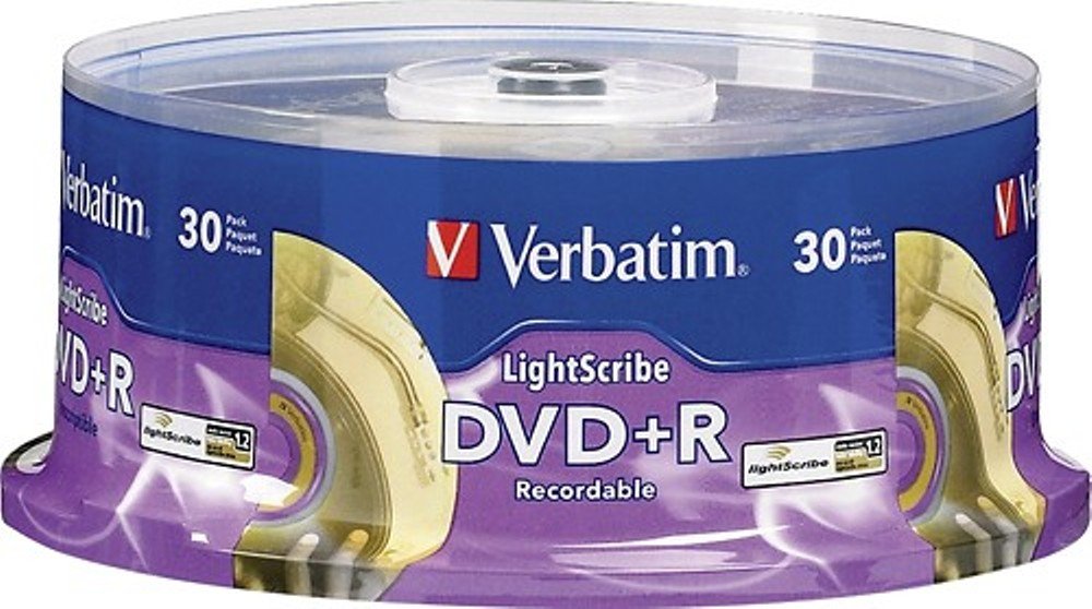 Verbatim LightScribe 8x DVD+R Media