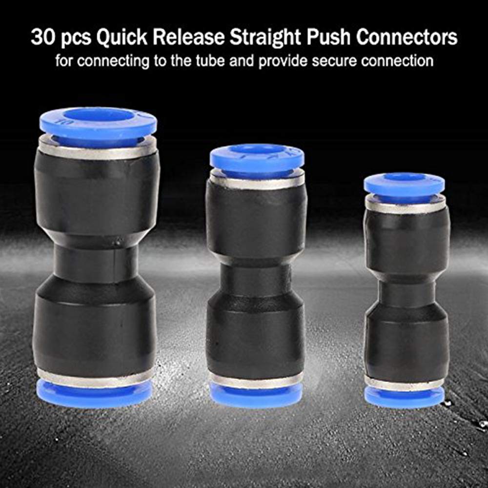 2 Pezzi Raccordo A Gomito In Plastica Per Tubi Aria 12 Mm OD – Per Compressori E Sistemi Pneumatici