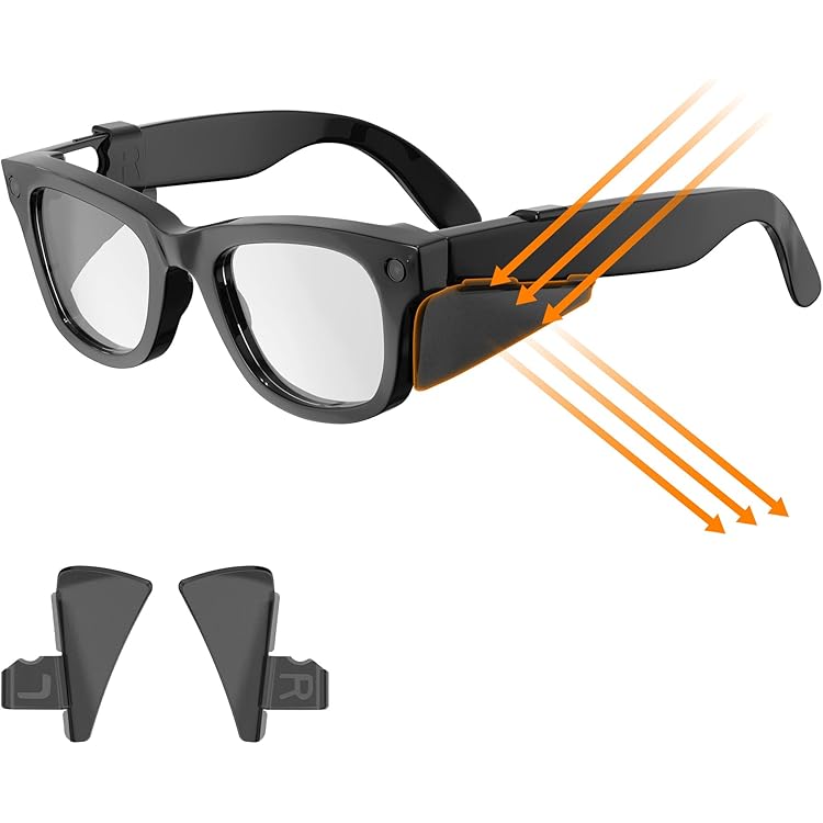Couvercle De Lumière LED Pour Lunettes Intelligentes Ray-Ban Meta/Oakley Meta HSTN, Bloqueur De Lumière Réglable, Compatible Avec Way-farer Skyler