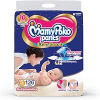 MamyPoko Pants Extra Absorb Diaper, Small (126 Count)
