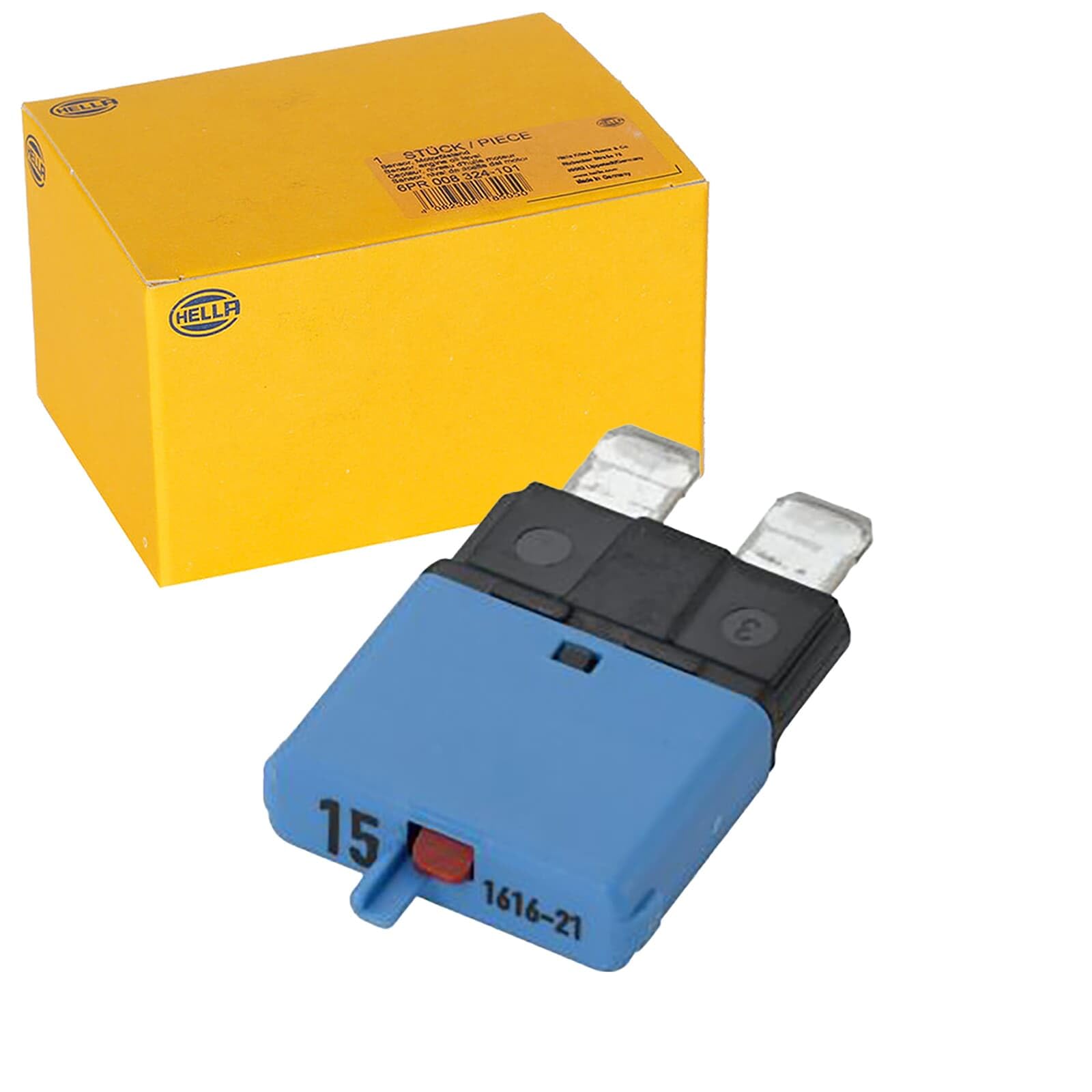 HELLA 8JS 174 320-031 Automatic Circuit Breaker - 15A - 32V - Blue - Thermic