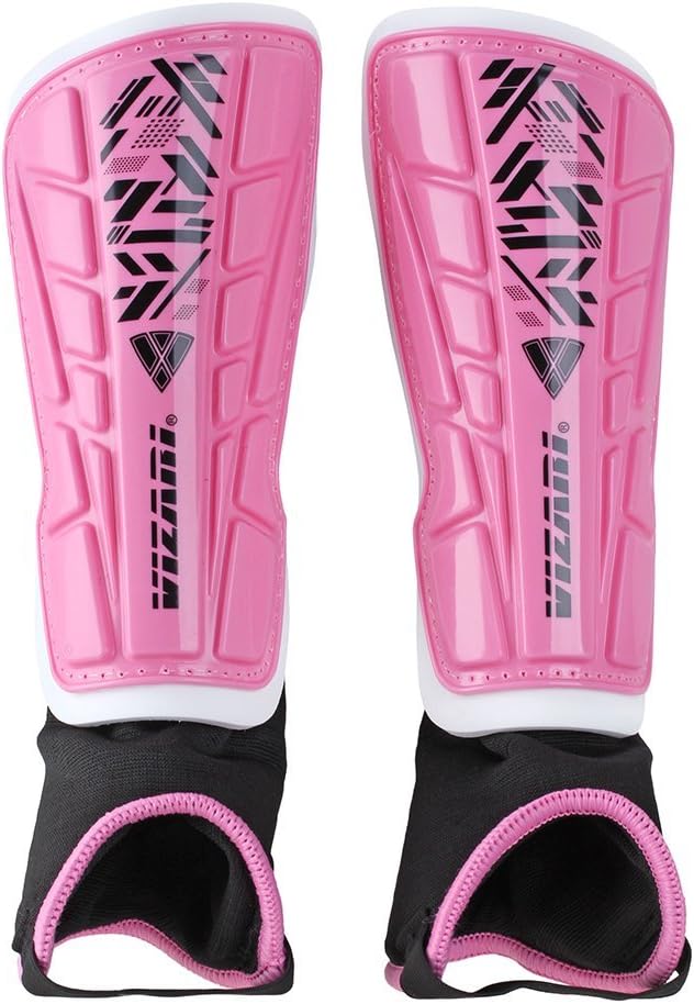 Vizari Malaga Soccer Shin Guards for Kids | Soccer Gear for Boys Girls | Protective Soccer Equipment | Adjustable Straps : Sports & Outdoors