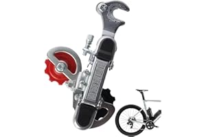 Bike Gear Shifter, 7 Speed Derailleur, Rear Derailleur with Galvanized Iron Construction, Easy-Install Hanger Mount for Mount