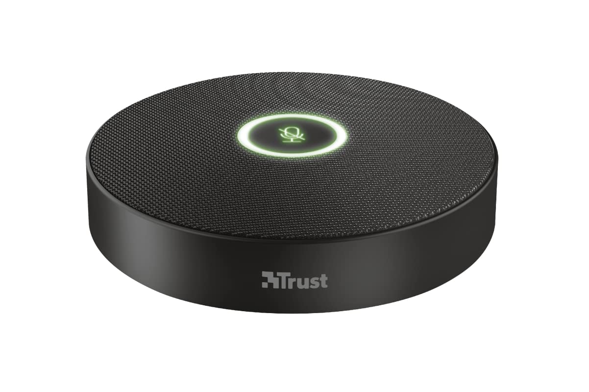 Trust 24074 IRIS Extended Microphone for Iris 4K Conference Camera, Support for up to 8 People, 10 m Cable - Black