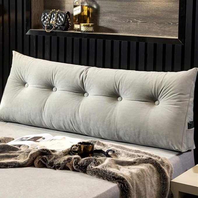 RUYII Bedside Cushion Sofa Decorative Pillow Flannel Throw Pillow