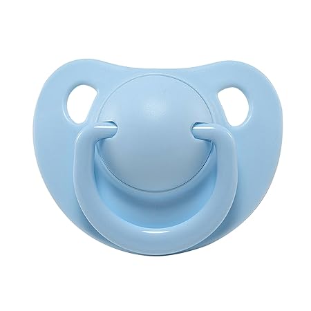 LittleForBig Erwachsene Baby Schnuller der Smiley Schnuller Blau