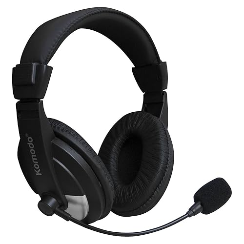 KOMODO PC Gaming Headphones with Microphone for Computer, Laptop