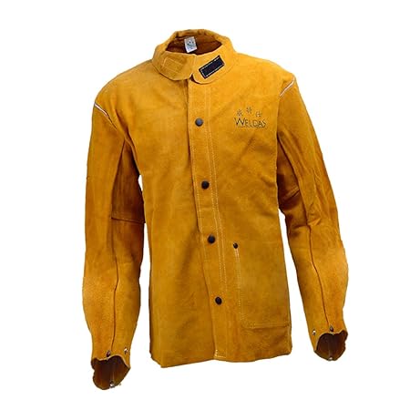 Sharplace Schweißer Schweißen Jacke Schutzkleidung Bekleidung Anzug Schweißerschutzjacke Schweißerjacke - L