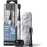MIPOW Brush GO SlimPro i4 Electric Toothbrush Rechargeable Smart Ultra Sonic 3 Modes, Travel Case & Ceramic Dock, 60Day Batte