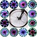 QANGEL Bicycle Spoke Light Waterproof 36 LED Lights Display Bright 32 Patterns Full Bike Wheel Change primary