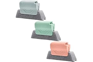 OZDOZD Magic Window Track Cleaner, 2025 Upgraded Handheld Cleaning Brush Set, for Window Slides Grooves, Tile Grout Lines, Shutter Slats, Car AC Vents & Narrow Gaps​ (Mix 3PCS)