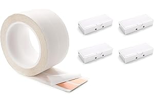 Sewell Ghost Wire 2.0, Super Flat Adhesive Speaker Wire Kit with 4 Terminal Blocks, 16 AWG, 2 Conductor, 25 ft. Spool, White