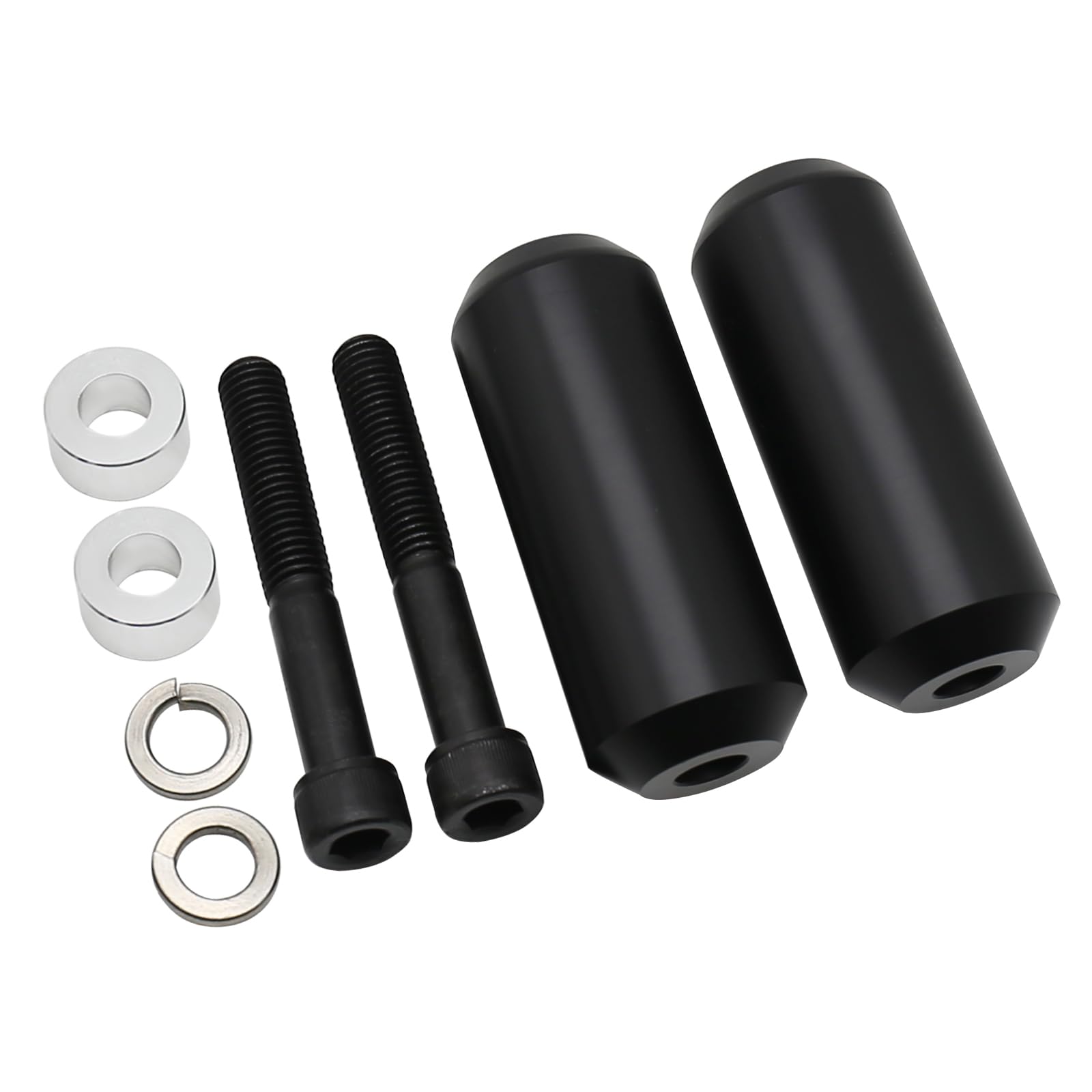 Photo 1 of 4" Upper Shock Mount Frame Sliders Falling Crash Protector Guards Falling Side Protector No Cut Kits Fit for Sportster XL883 XL1200 2004-2022