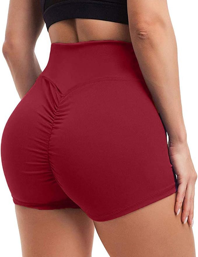 high waisted spandex shorts workout