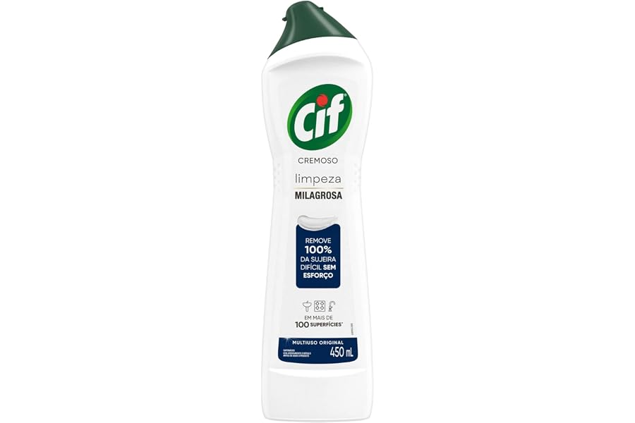 Cif Cremoso Limpeza Milagrosa Remove 100% Da Sujeira 450 Ml