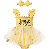 CBHAIBLYD Baby Girl Sleeveless 1st Birthday Romper Dress Cake Smash Bodysuit One Year Old Strawberry Outfit with Headband