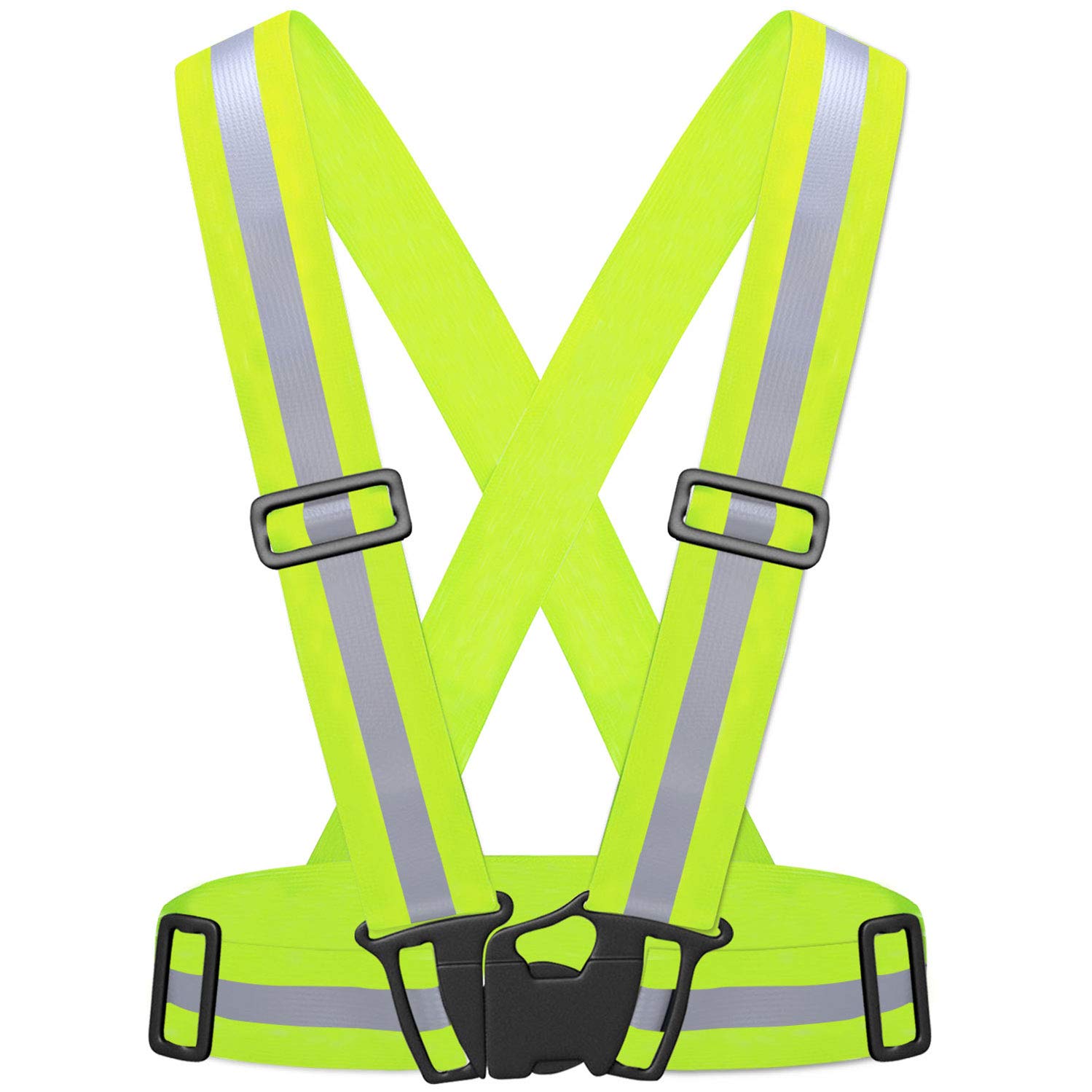 55 Sport High Visibility Adult & Junior Reflective Safety Vest - Yellow - XL