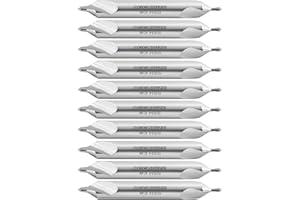 Accusize Industrial Tools No.3, 1/4 Inch x 7/64 Inch x 2 Inch H.S.S. Center Drill Bit, 10Pc 0530-0300X10