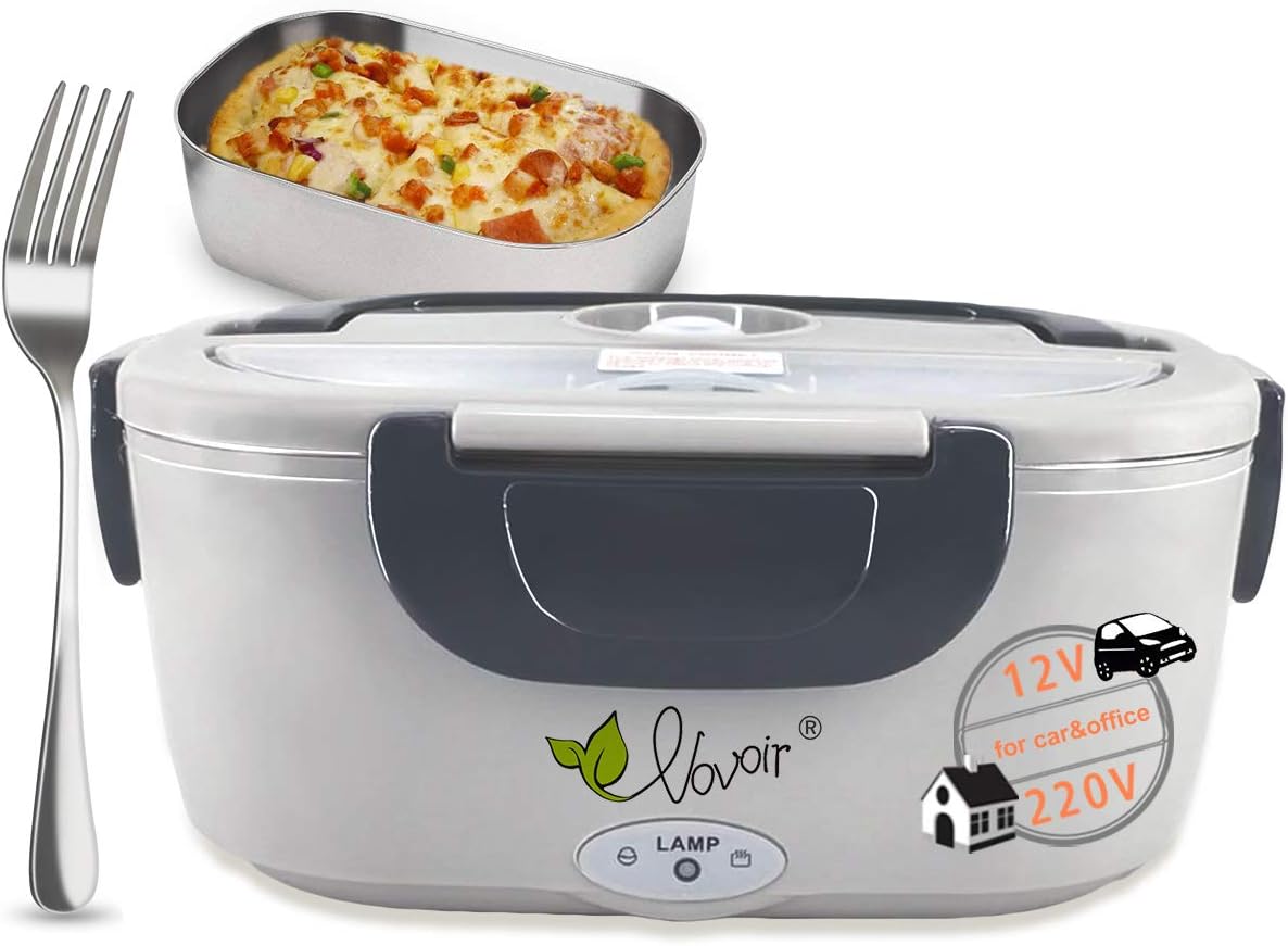 Car Electric Heating Lunch Box 12V / 220v 2 in1 Home Electric Thermal