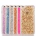 Iphone 6s Plus Case, Luxury Bling Glitter Faceplate Rose Gold Leaf Design Flexible Soft TPU Protective Case Slim Fit for Apple Iphone 6/6s Plus 5.5 Inch Rose Gold