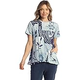 Jess & Jane Women's Cotton Modal Short Sleeve Top - KM3