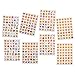 COOLAKE Emoji Face Stickers 8 Sheet Lovely Funny Vinyl Emoticon Kids Sticker Decoration Party Supplies Favors for Pictures Scrapbook Paper from Facebook iPhone
