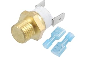 REPAIROCK Universal Automotive Radiator Engine Cooling Fan Temperature Thermo Sensor Switch 1/4'' NPT 175-190 Degrees on 155 