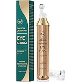Instant Eye Tightener Puffy Eyes Roller Serum with Salmon DNA PDRN Peptides and Niacinamide Dark Circle, Under Eye Bags, Wrinkle Treatment Cream Eye Serum for Depuffing Firming Anti-Aging, 0.5 fl.oz