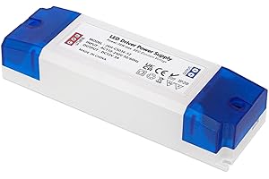 Cheopha 12 Volt Power Supply 36W LED Driver 12V DC Power Supply, 120V to 12V Transformer for Under Cabinet Puck, Led Strip Li