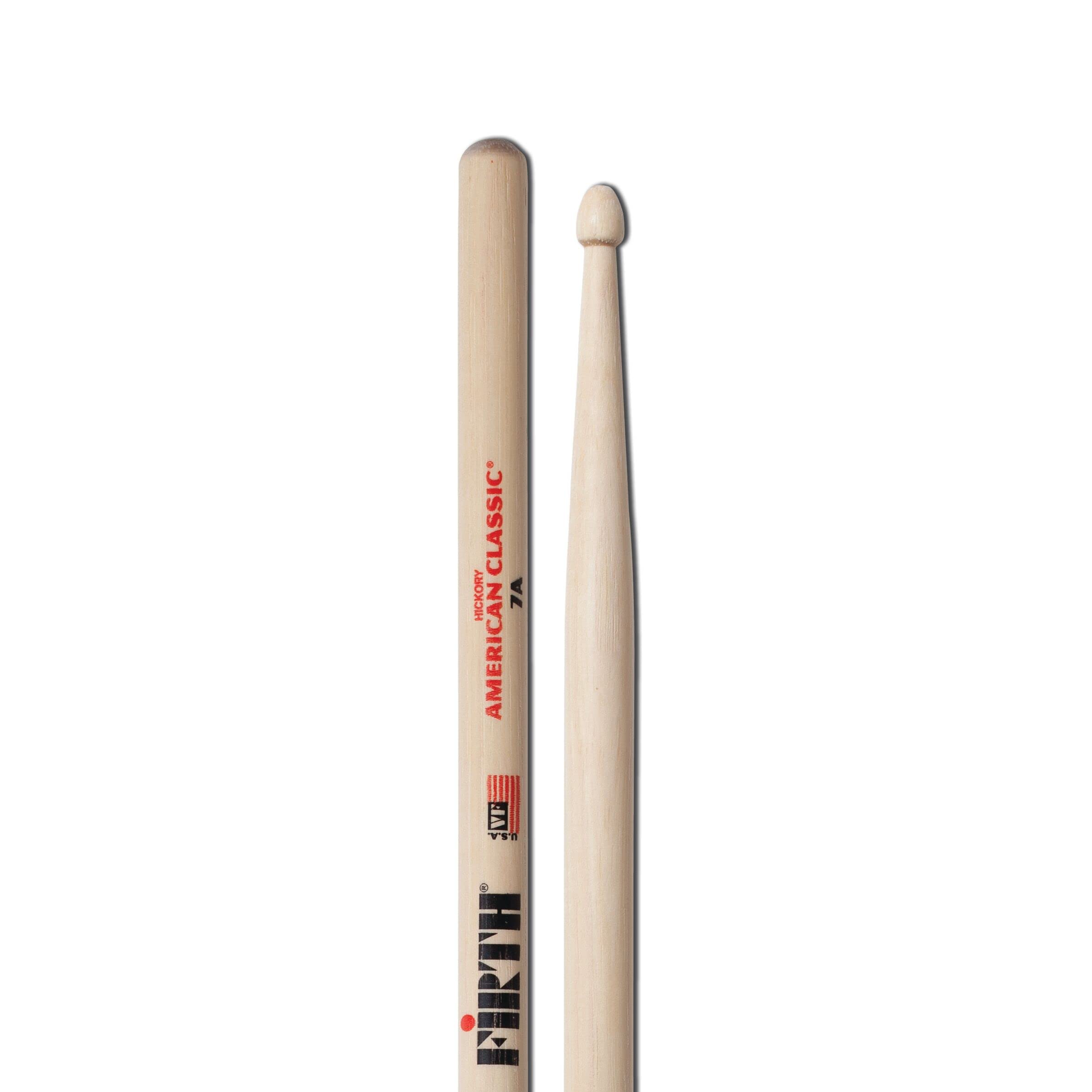 Vic FIrth - American Classic® Drumsticks 7A - American Hickory - Wood Tip