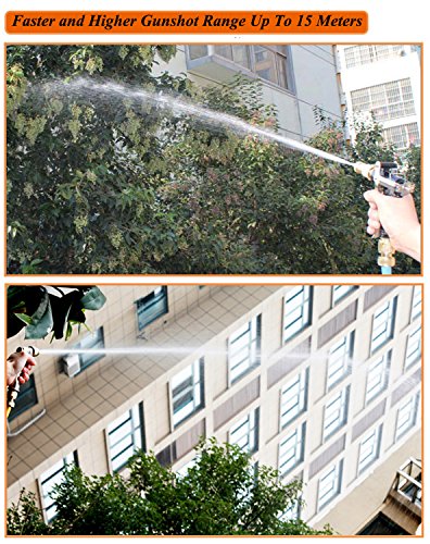 V.C.Formark Garden Hose Nozzle Heavy Duty Metal Spray Gun Sprayer Brass for Car Washing,Plants Watering,Pets Shower,Floor Cleaning - Thumbnail 5