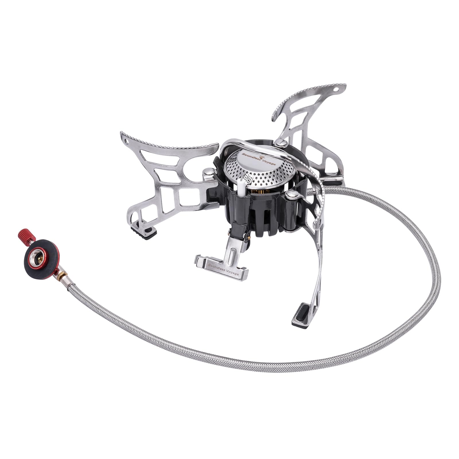 Boundless Voyage High Power Portable Lightweight Stove Camping Gas Stove Fishing Stove for Outdoor Camping Hiking Cooking