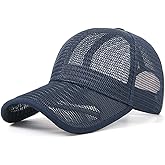 GEGEEN DOMOG Summer Baseball Cap for Men Plus Size Mesh Running Hats Breathable Outdoor Sports Quick Dry Hat