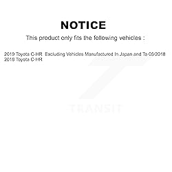 CMX Front Rear Ceramic Brake Pads Kit Replacement