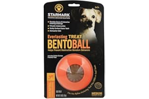 Starmark Everlasting Treat Bento Ball Tough Dog Chew Toy Medium