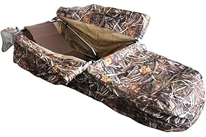 THUNDERBAY Waterfowl Layout Hunting Blind, Waterfowl Field Hunting Blind for Duck Hunting, Aluminum Frame Duck Blind