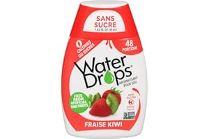 Sweet Leaf Strawberry Kiwi Water Flavor Drops – Zero Calories, Sugar-Free, Keto & Vegan Friendly – 48ml Natural Drink Enhance