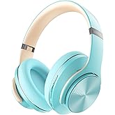 DOQAUS Bluetooth Headphones Over Ear, 90H Playtime, 3 EQ Modes, HiFi Audio, ENC Mic, Reinforced Durable Frame & Soft Earpads for Extended Wear, Phone, PC, Travel