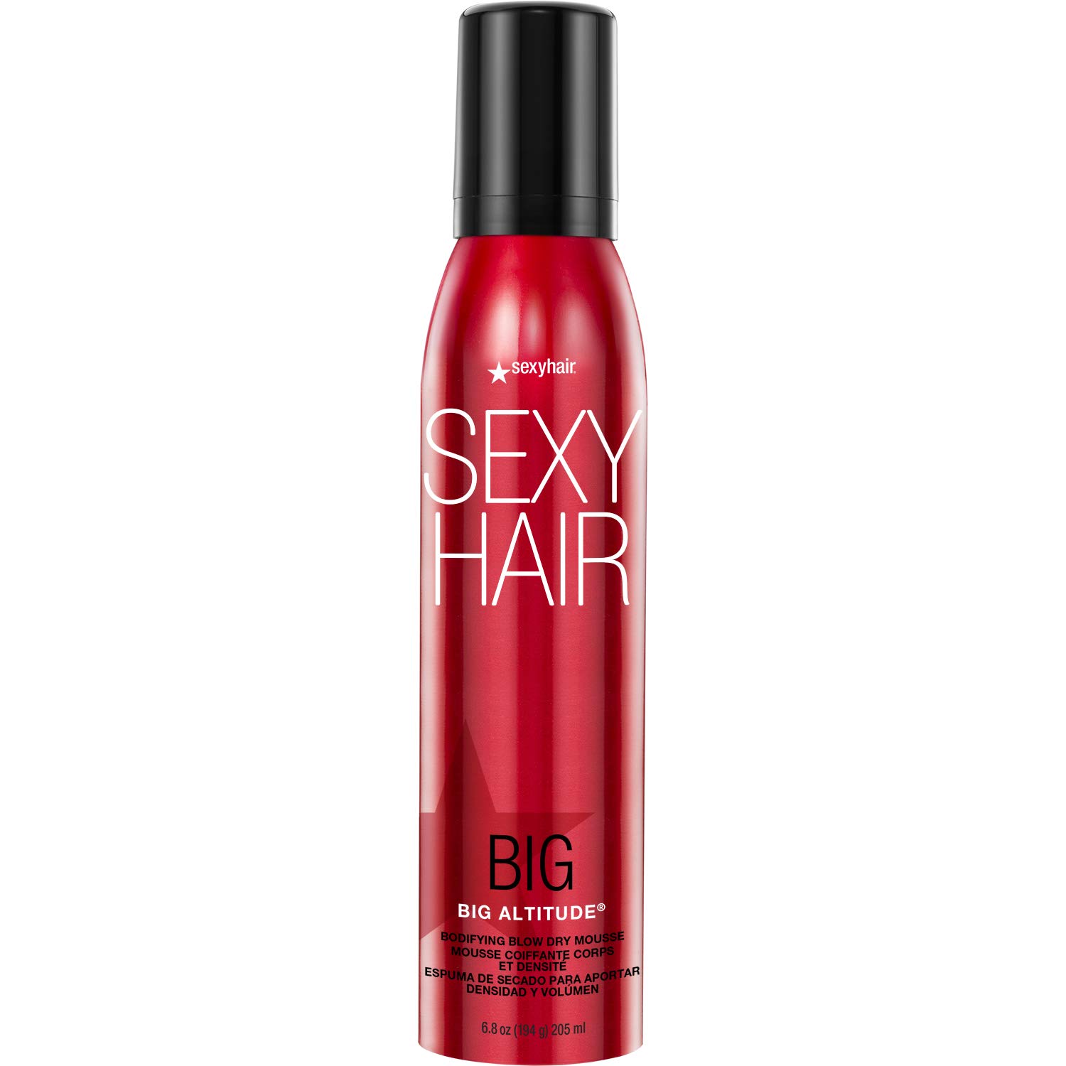 Sexy Hair 15BAM06 Big Altitude Bodifying Blow Dry Mousse - 6.8 oz