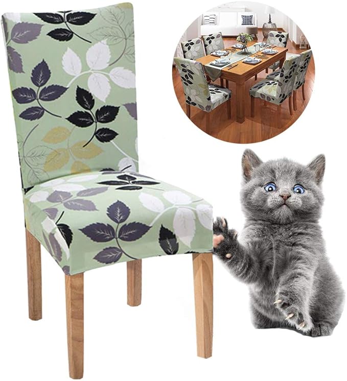 JunYito Fundas para Sillas de Comedor Fundas Decorativas para Sillas