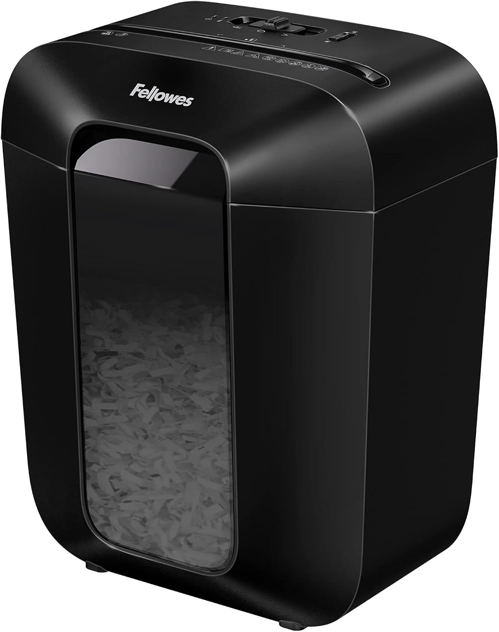 Fellowes LX50 Paper Shredder 9 Sheet Cross Cut 4x37mm 17L Bin Black