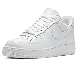 Nike Women Basketball Shoe, White Metallic Logo, 10