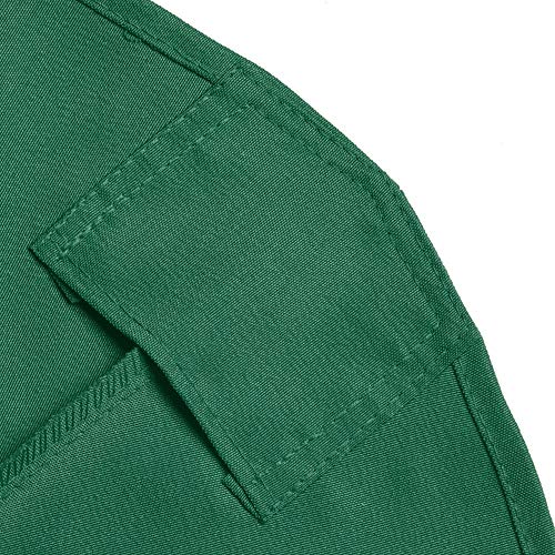 AMPERSAND SHOPS Replacement Cover for 9-Ft. 6-Rib Outdoor Patio Umbrella Canopy Sunshade Top (Green)