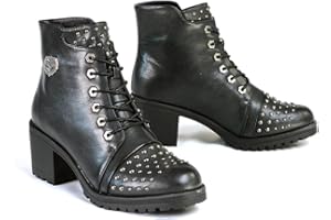 Milwaukee Performance MBL9426-DISTRESED BLACK-6 Women's Rocker Boot Distresed Black, 6